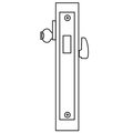 Corbin Russwin Classroom Deadlock Mortise Lock, Satin Chrome ML2017 626
